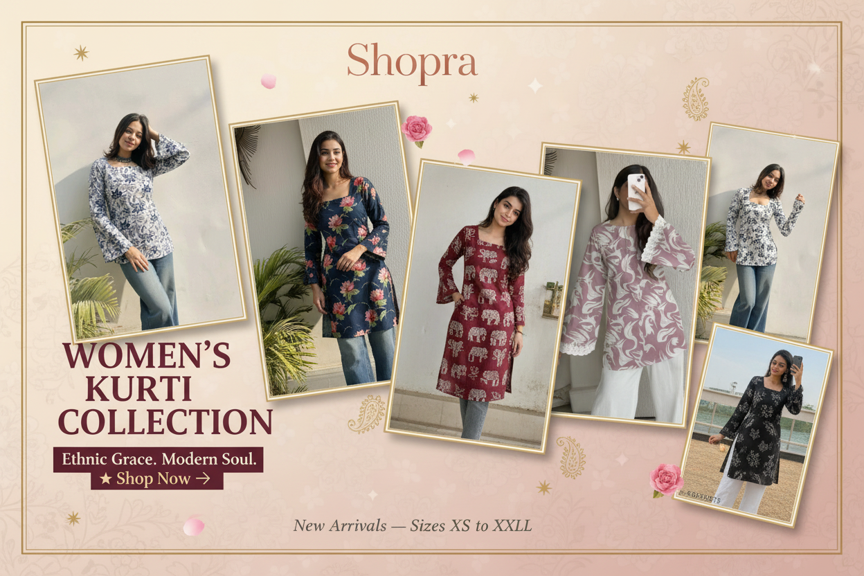 Women's Kurti Collection Banner